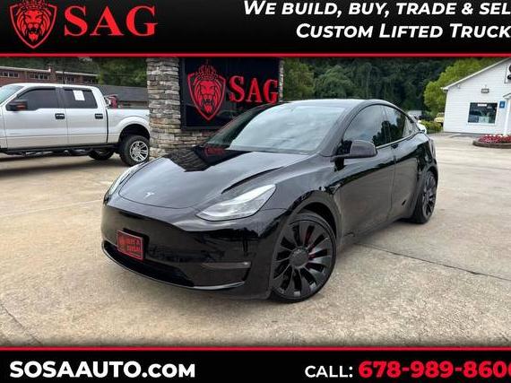 TESLA MODEL Y 2022 7SAYGDEF0NF523467 image